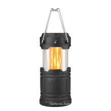 STARYNITE solar rechargeable dancing flickering flame led camping lantern light powered by 18650 or AA battery